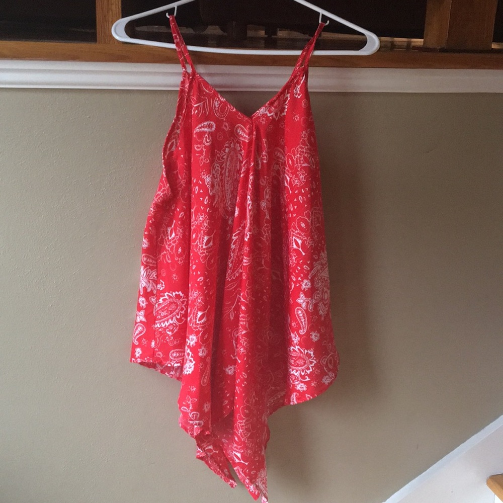 Flowy tank top blouse